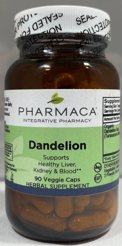 Diente de león Pharmaca, 90 cápsulas vegetales - CAD: 12/26 Foto 1 de 1