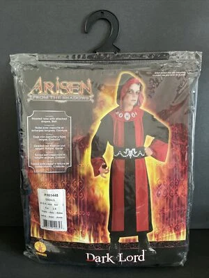 Disfraz de Halloween Señor Oscuro Rubíes Niño Bata con Capucha Jóvenes Niños Talla Pequeña 4-6 Foto 1 de 4