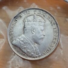 1902 H Canada 5 Cents  King Edward VII World Silver Coin--High Grade