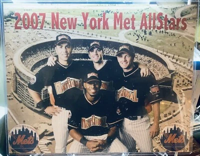 NEW YORK METS 2007 MLB ALLSTAR's 8X10 DIGITAL PHOTO BELTRAN REYES WRIGHT WAGNER - Image 1 of 4