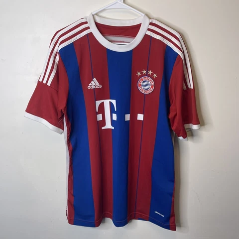 BAYERN MUNICH 2014-15 HOME FOOTBALL SHIRT SOCCER JERSEY ADIDAS - Sz XL Cover