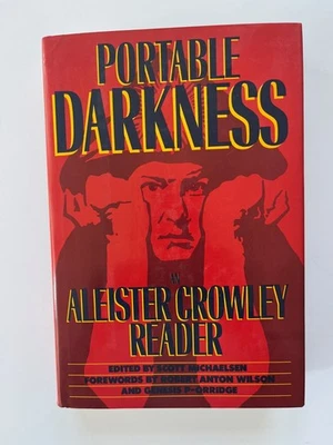 Portable Darkness ALEISTER CROWLEY Reader, 1st , hardcover, Robert Anton wilson - Image 1 of 4
