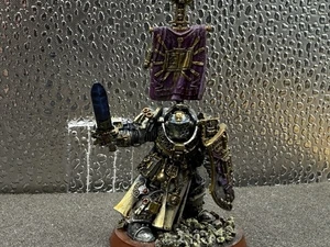 Warhammer 40k Grey Knights Lord Kaldor Draigo Metal OOP Painted Space Marines - Picture 1 of 7