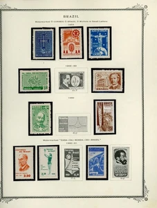 BRAZIL Selections on Scott Specialty Album Page Lot #42 - SEE SCAN - $$$ - Picture 1 of 1