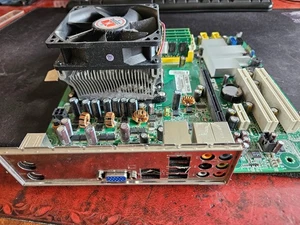 Mainboard Asus M2NS-NVM mit Prozessor, RAM, I/O-Blende, vielleicht intakt - Photo 1/9