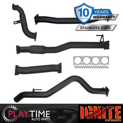 3" Full Exhaust For RG Colorado Exhaust Stainless Steel 2.8L With Pipe only - image 1 of 4