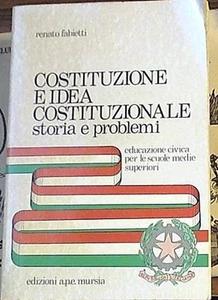 400578134161 Renato Fabietti COSTITUZIONE E IDEA COSTITUZIONALE - Picture 1 of 1