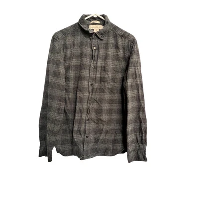 H&M L.O.G.G. Camisa abotonada Label of Graded Goods para hombre talla mediana tela gruesa Foto 1 de 3