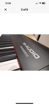 M-Audio Hammer 88 Key USB MIDI Keyboard Controller - Black - Image 1 of 4