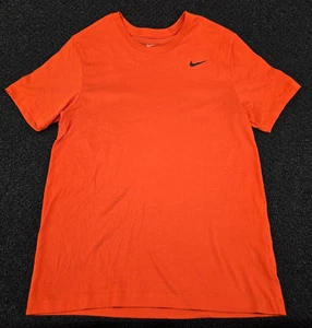 Nike Dri-Fit T-Shirt Medium Orange Active Wear Train Workout Run Gym - Bild 1 von 10