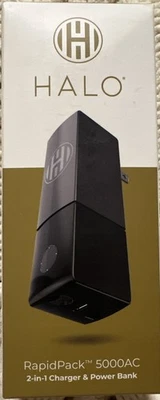 Halo Rapid Pack 5000AC 2合1充电器和移动电源午夜 — 第 1/3 张图片