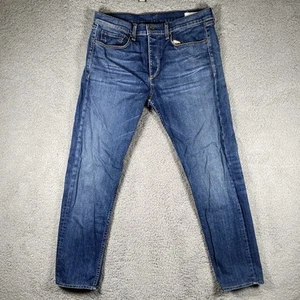 Rag & Bone Jeans Mens 33x29 Blue Fit 2 Slim Straight Leg Stretch Medium Wash - Picture 1 of 19