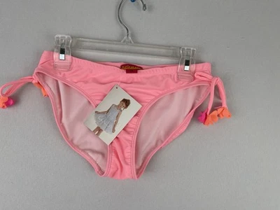 Pantalones de bikini Kate Mack para niñas con corbatas laterales talla 14 Foto 1 de 4
