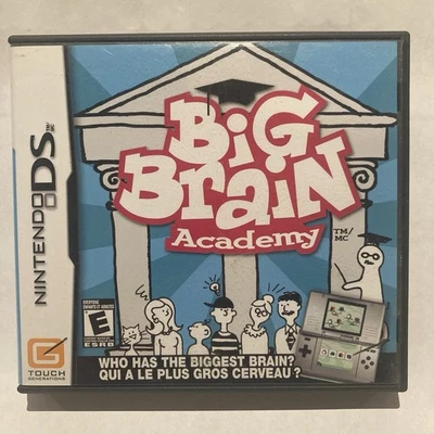 Big Brain Academy (Nintendo DS, 2006) - Game and Case - Tested & Works - Image 1 of 3