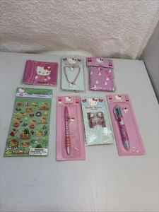 Sanrio Hello Kitty  Pen Charm Bracelet Wallet Notebook 2008 Pink NEW Y2K - Picture 1 of 15