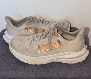 Hoka One One Mach 5 Womens Size 11 B Sneakers White Copper Lace Up Running - Picture 1 of 14
