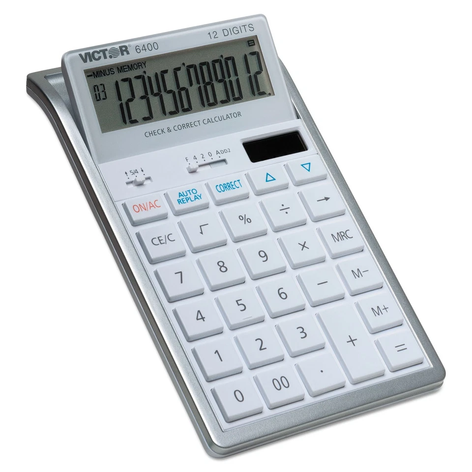 Victor® 6400 Desktop Calculator, 12-Digit LCD - Image 1 of 2