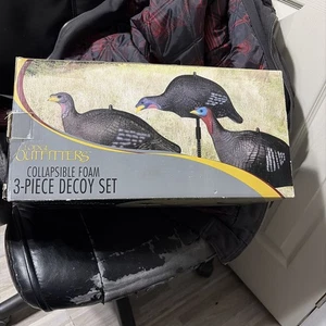 Lodge Outfitter - 3 Stück faltbares Truthahn Köder Set, (2 Hühner, 1 Jake) mit Box - Bild 1 von 7