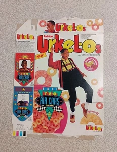 1992 UrkelOs Cereal Box, Family Matters, Collector's Item, 1st Release Empty Box - Imagen 1 de 9