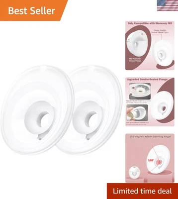 Brida de doble sellado de 24 mm 2 piezas para Momcozy M5 - Extracción de leche mejorada Foto 1 de 4