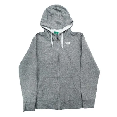 The North Face Women Hoodie Regular Fit Large Jumper Full Zip Sports Gym, Grey - Image 1 of 4