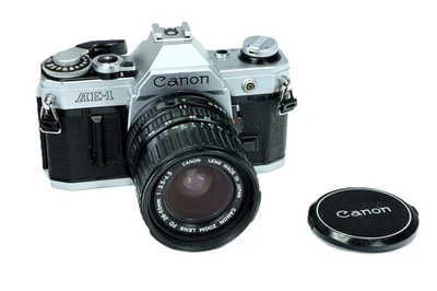 Canon AE-1 ohne Asthma, Dichtungen und Spiegeldämpfer neu! - Bild 1 von 4