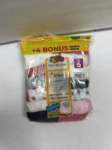 Fruit of the Loom Briefs Girl's Underwear Size 6 Tag-Free Soft Cotton 18 pk - Picture 1 of 9