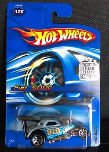 HOT WHEELS 2006 126 SIGILLATO IN FABBRICA FIAT 500C - Foto 1 di 6