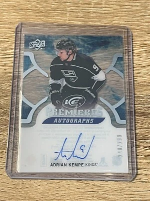 2017-18 Upper Deck Ice Premieres /299 Adrian Kempe #IPA-AK Rookie Auto RC - Image 1 of 4