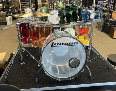 Juego de Batería Ludwig Vistalite - 50 Aniversario Jellybean "Octet" Hecho en EE. UU. Foto 1 de 4