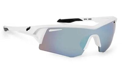 * SPY optic Sunglasses SCREW shiny White Frame With Blue Mirror Lens - Image 1 of 2