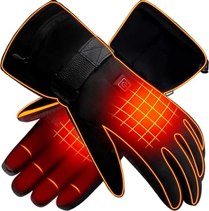 Heated Gloves for Men Women, Rechargeable Battery Heated Gloves Hand Warmers Ele - Picture 1 of 12
