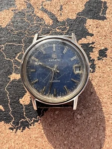 Zenith Automatic Cal 2572 PC Not Working For Parts Repair - Picture 1 of 8