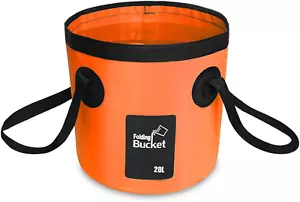 Collapsible Bucket Water Container Portable Folding Camp Wash Basin for Outdoor - Picture 1 of 4