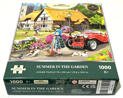 Keven Walsh | Summer in the Garden | 1000-piece Premium Jigsaw Puzzle | 70x50cm - image 1 of 4