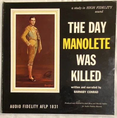 The Day Manolete Was Killed RARE Spanish Bullfighting LATIN Spoken Word FLAMENCO — 第 1/4 张图片