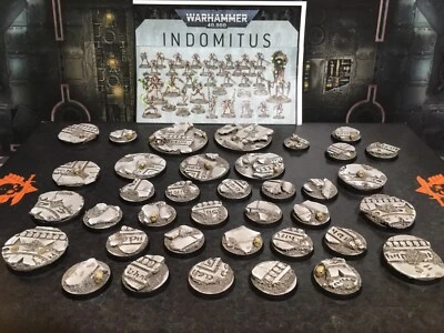 Necron Temple Base Indomitus Commission Bases Set Warhammer 40k Necrons Half - Image 1 of 4