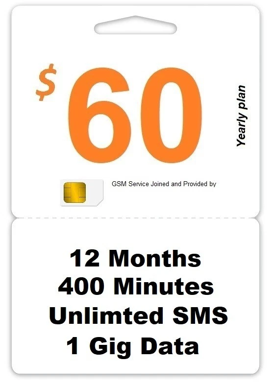 Tarjeta prepaga Sister Mobile de $60 (plan anual) - entregada solo por correo electrónico  Foto 1 de 1