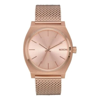 NIXON TIME TELLER MILANESE ALL ROSE GOLD - LIST €125 - Immagine 1 di 4