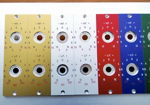 Opamp Labs EQ kit faceplate PAIR for Quad Eight Electrodyne style inductor EQ - Picture 1 of 6