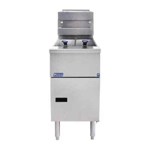 PITCO GAS FRYER Twin Tank Gas Fryer SG14TS -NATURAL GAS DOUBLE BASKET - Picture 1 of 3