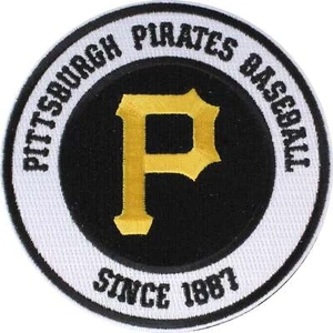 Pittsburgh Piraten Baseball Rund Sekundär Logo Ärmel MLB Abzeichen Trikot Emblem - Picture 1 of 1