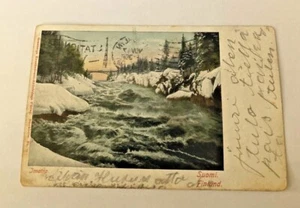 Postal, Imatra, Suomi, Finlandia, 1908 - Imagen 1 de 2