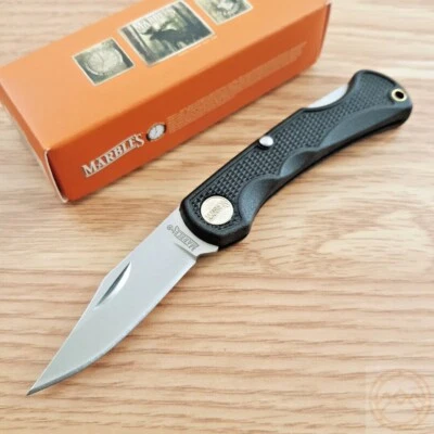 Marbles Small Folding Knife 1.88" Stainless Steel Blade Textured Nylon Handle - Image 1 of 4