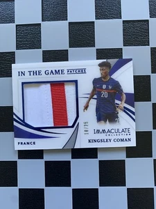 2021 Panini Immaculate In the Game Patches Kingsley Coman Sapphire /25 France - Bild 1 von 2