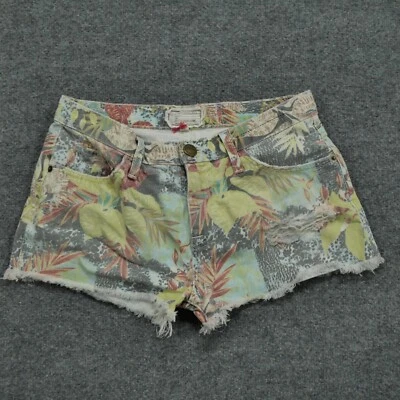 Pantalón Corto Current Elliott Mujer 25 Tropical Safari Distressed Boyfriend Tropical Foto 1 de 4