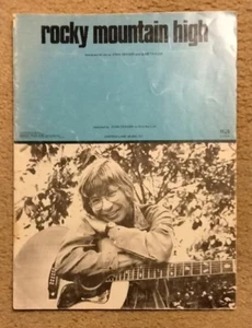 John Denver - Rocky Mountain High 9 pgs Sheet music Cherry Lane Music Co. Good D - Picture 1 of 1