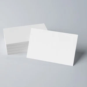 Pack 50 100 A6 Plain Postcards 4 x 6 Plain White Cards 300 gsm Blank Postcards - Picture 1 of 18
