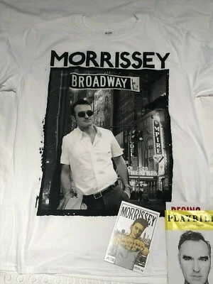 Camisa oficial Morrissey Lunt Fontanne Theater Broadway NOVA com playbill G - Imagem 1 de 3