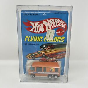 1975 HOTWHEELS FLYING COLORS PALM BEACH GMC MOTOR HOME ON UNPUNCHED CARD